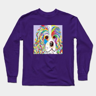 Colorful Cavalier King Long Sleeve T-Shirt